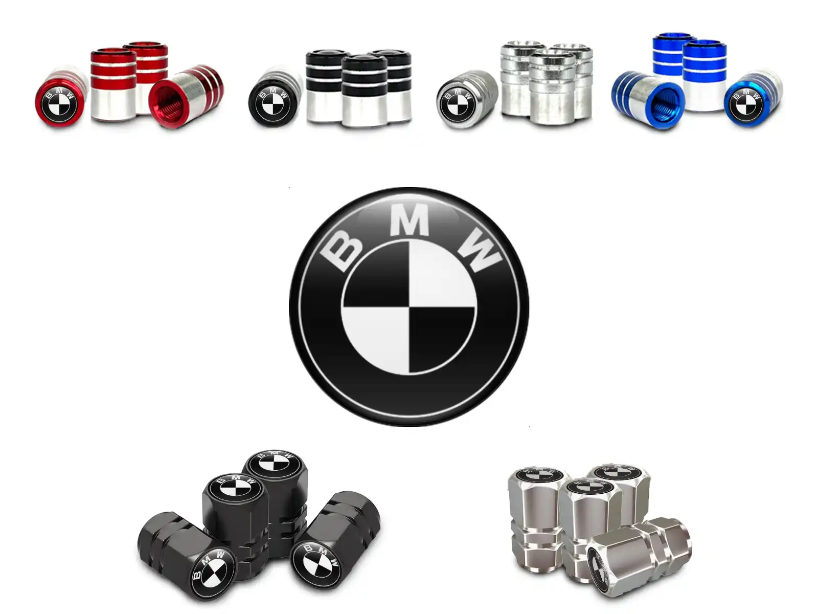 BMW Copri Valvola Moto Look Elegante